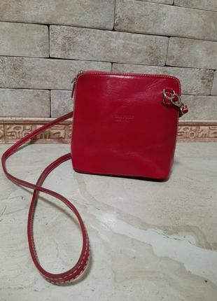 Шкіряна сумочка кроссбоди