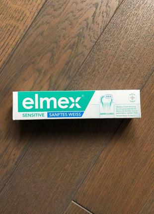 Зубна паста elmex sensitive professional sanftes weiss з відбілюючим ефектом
