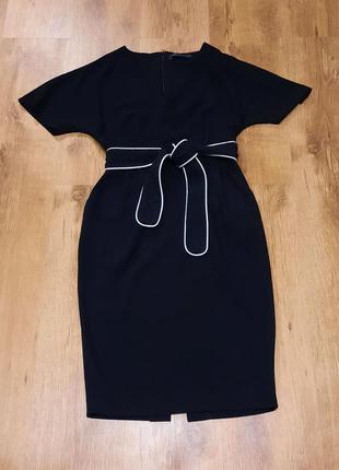 Платье классика чёрное marks & spencer collection размер xxs-s