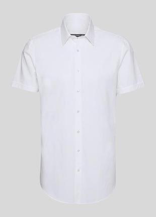 Рубашка белая с коротким рукавом с&а xl