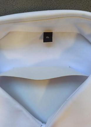Рубашка белая с коротким рукавом с&а xl6 фото
