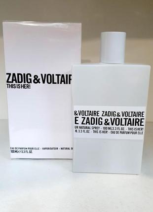 Zadig & voltaire this is her💥оригинал распив аромата затест