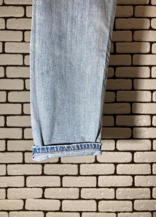 Светло-голубые , рваные джинсы levi’s7 фото