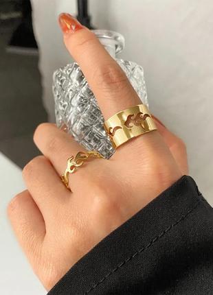 Парные кольца пламя набор колец огонь