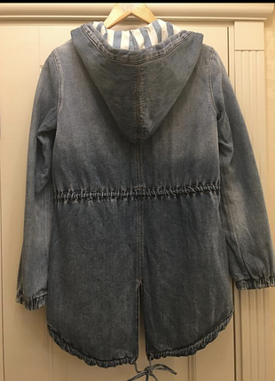 Guess парку двостороння пальто джинсовці