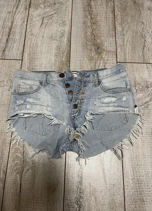 Шорти джинсові one teaspoon