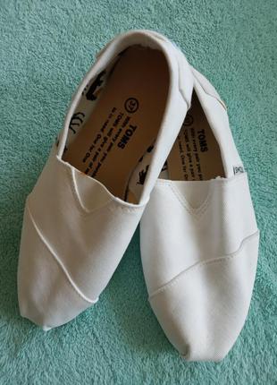 Фірмові еспадрільї , сліпони, балетки ,,toms,,37,usa