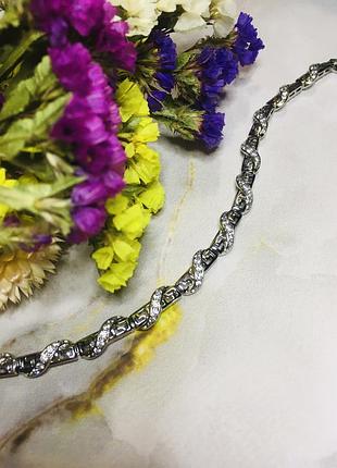 Браслет белое золото медзолото