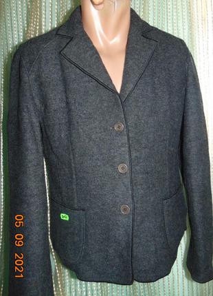 Стильний нарядний пиджак курточка шерсть dinomoda.с-м3 фото