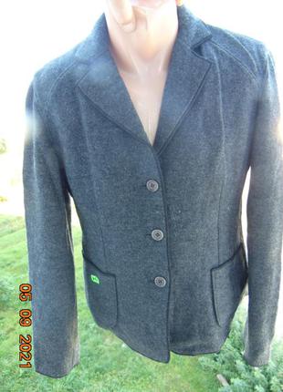 Стильний нарядний пиджак курточка шерсть dinomoda.с-м6 фото