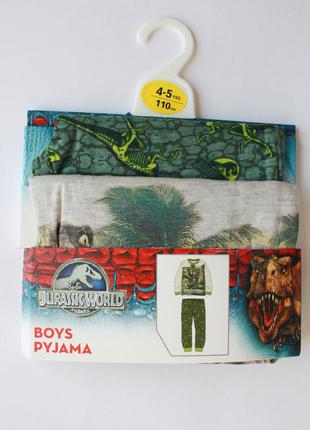 Піжама на хлопчика jurassic world primark1 фото