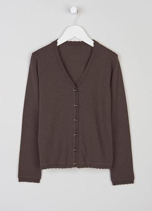 Коричневый кардиган matalan англия на 8-9 лет рост 128-134 см