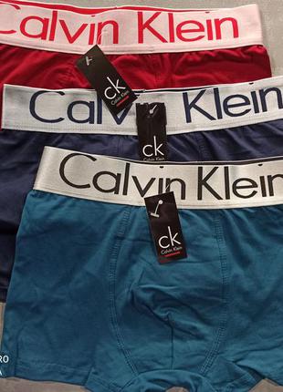 Комплект 3 шт трусы боксеры calvin klein