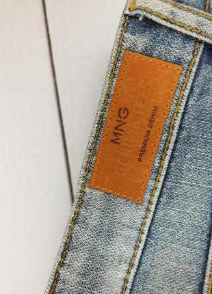 Рваные джинсы размер с  34 mango  nancy relaxed cropped8 фото