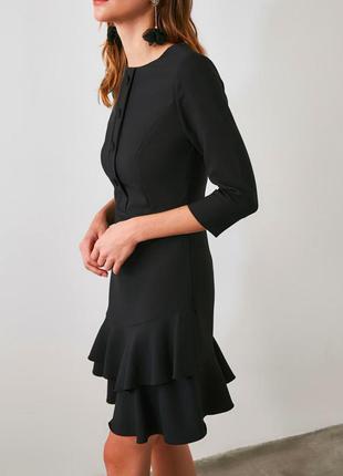 Классическое черное платье na-kd / как zara, h&m