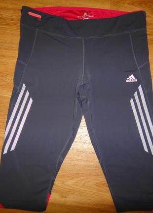 Спортивные капри лосины леггинсы тайсы adidas р. 50-52 (xl) оригинал1 фото