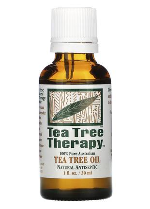 Масло чайного дерева 100 % органическое (30 мл) tea tree therapy (сша)1 фото