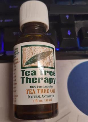 Масло чайного дерева 100 % органическое (30 мл) tea tree therapy (сша)4 фото