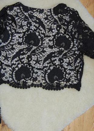 Шикарная блуза из кружева кроше crochet /ажурный топ-кроше  в идеале10 фото
