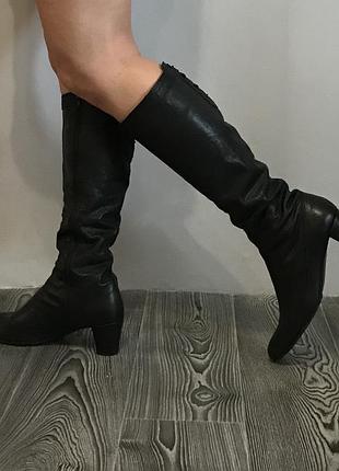 Зручні шкіряні чоботи 👢