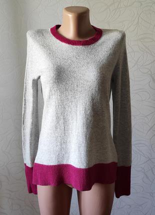 Ніжний, м'який светр сірого кольору, віскоза, вовна, кашемір1 фото