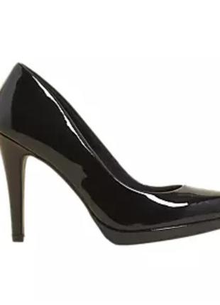 Туфлі-човники insolia&reg; на платформі m&s collection чорні замшеві2 фото