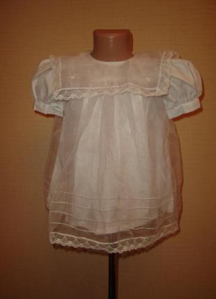 Біле плаття на 1-2 роки