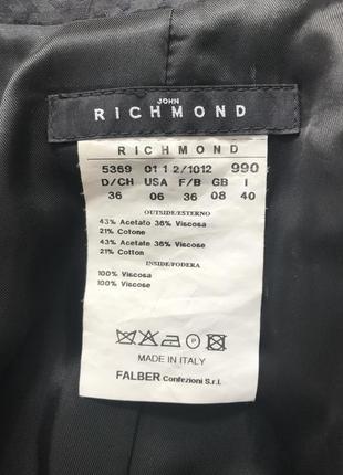 John richmond пиджак чёрный  р 42-446 фото