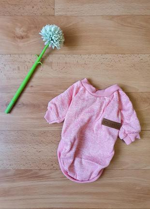 Розовый свитер для собаки