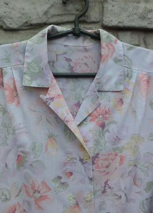 Красивая блуза в цветочный принт st. michael2 фото