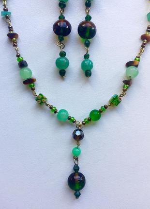 Колье и серьги
