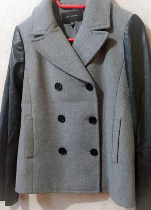 Короткое шерстяное пальто куртка2 фото