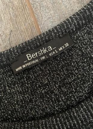 Топ, кофточка нарядна bershka , четвертний рукав 3