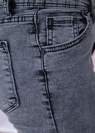 Джинси жіночі кльош колір сірий5 фото