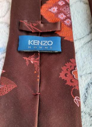 Шёлковый галстук kenzo4 фото