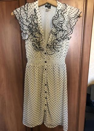 Нереально красиве плаття h&m в горошок