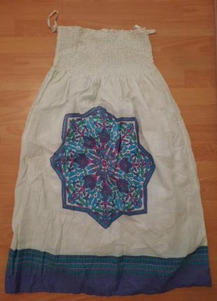 Сукня сарафан без бретелей