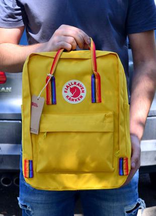 Рюкзак міський fjallraven kanken classic yellow портфель канкен3 фото