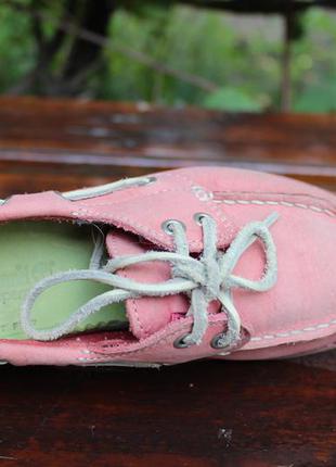 🌷 топсайдеры мокасини туфлі натуральна шкіра від timberland3 фото