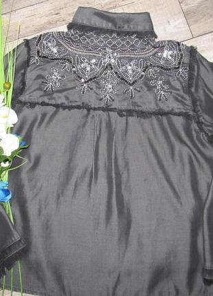 Zara рубашка с вышивкой р. мех 30 на рост 175/96а6 фото