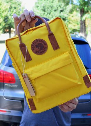 Рюкзак міський fjallraven kanken classic yellow портфель канкен3 фото