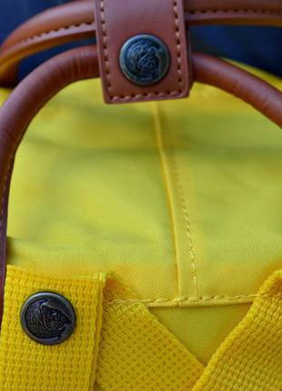 Рюкзак міський fjallraven kanken classic yellow портфель канкен5 фото