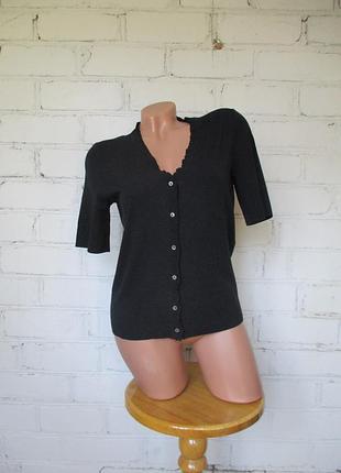 Джемпер на пуговицах трикотажный вискоза/s-l