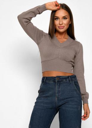 Стильный женский пуловер размер с-м2 фото