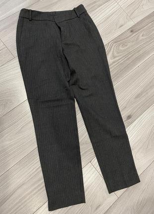 Классические брюки zara/утеплённые штаны/осенение стильные кюлоты