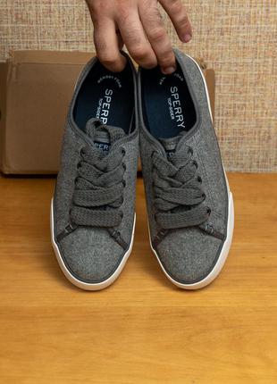 Оригінал! жіночі кеди sperry pier view wool us6.5/eur37/23.5 см устілка