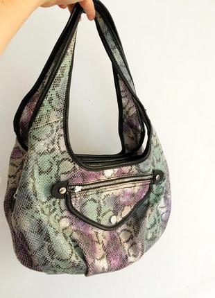 Vera wang сумка хобо пітон