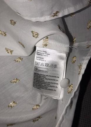 H&m шикарна блуза новая pastorale стиль качество хлопок6 фото