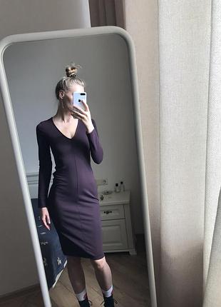 Трикотажное платье