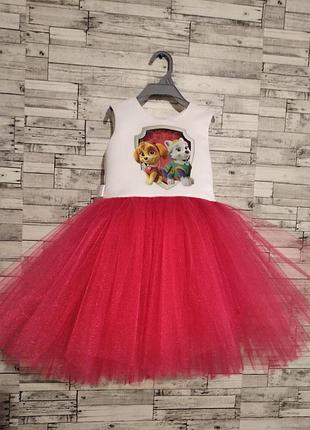 Щенячий патруль детское нарядное платье